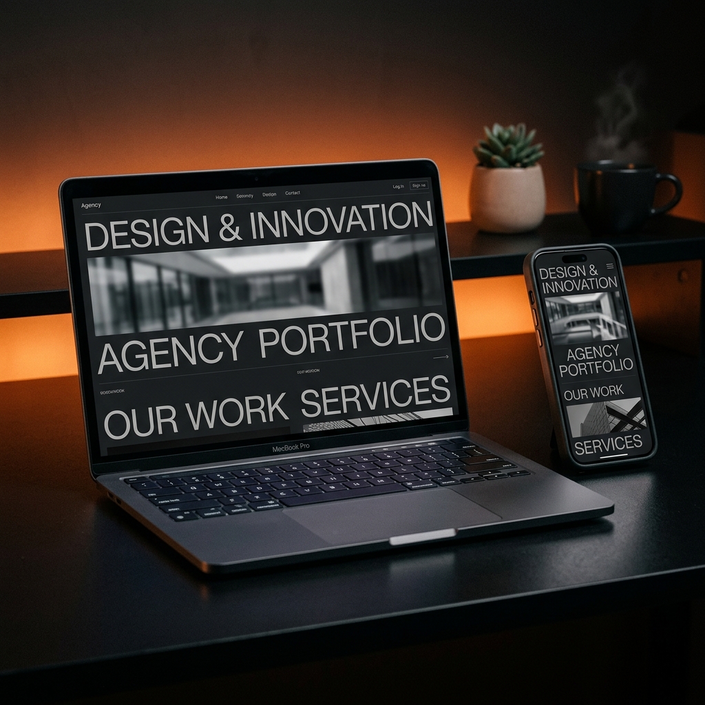 Web mockup